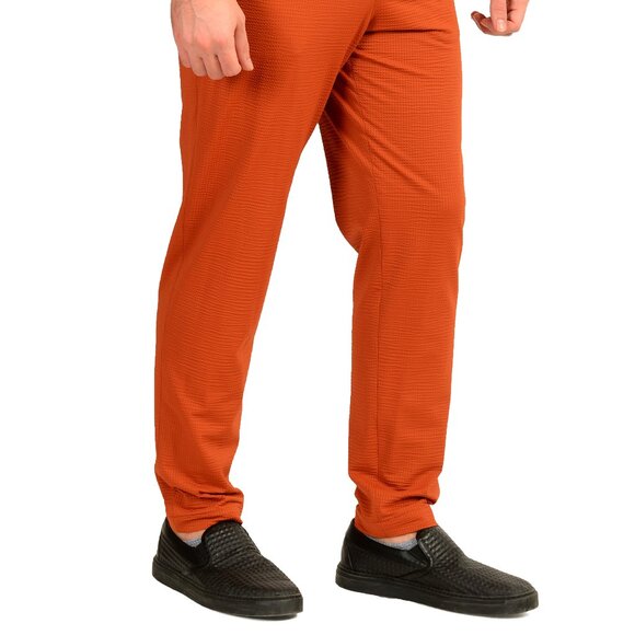 Hugo Boss Men's "P-Perin-J-EL-WG-252" Brick Orange Casual Pants US 32R IT 48 - Picture 2 of 5